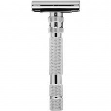 Aparelho De Barbear - Safety Razor Rockwell Model T2 Ajustável Cromado 